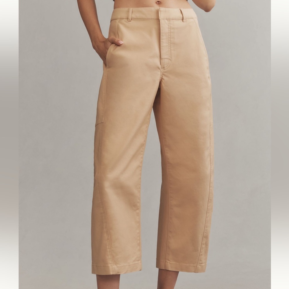 Anthropologie Curved Crop pants